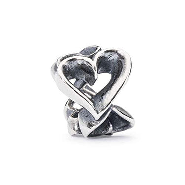 Trollbeads Damen-Bead Herzen in Hülle und Fülle - Valentinstag 2015 925 Silber - TAGBE-10040 im Sale